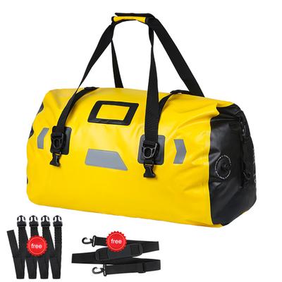Motorcycle PVC Waterproof Reflective Luggage Bag Motorcycle Duffel Bag Dry Luggage for Skiing