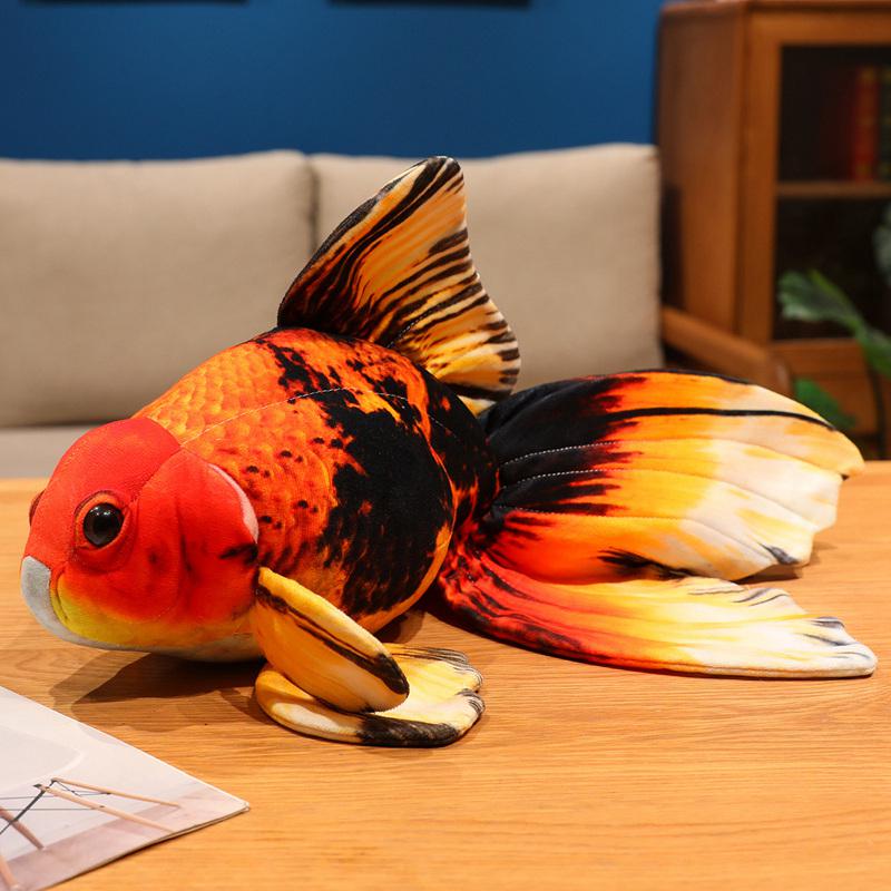 Goldfish Lucky Koi Animals Plush Toys Goldfish Cartoon Sift Dolls Kids Birthday Gifts Decor Throw Pillow Home Decor
