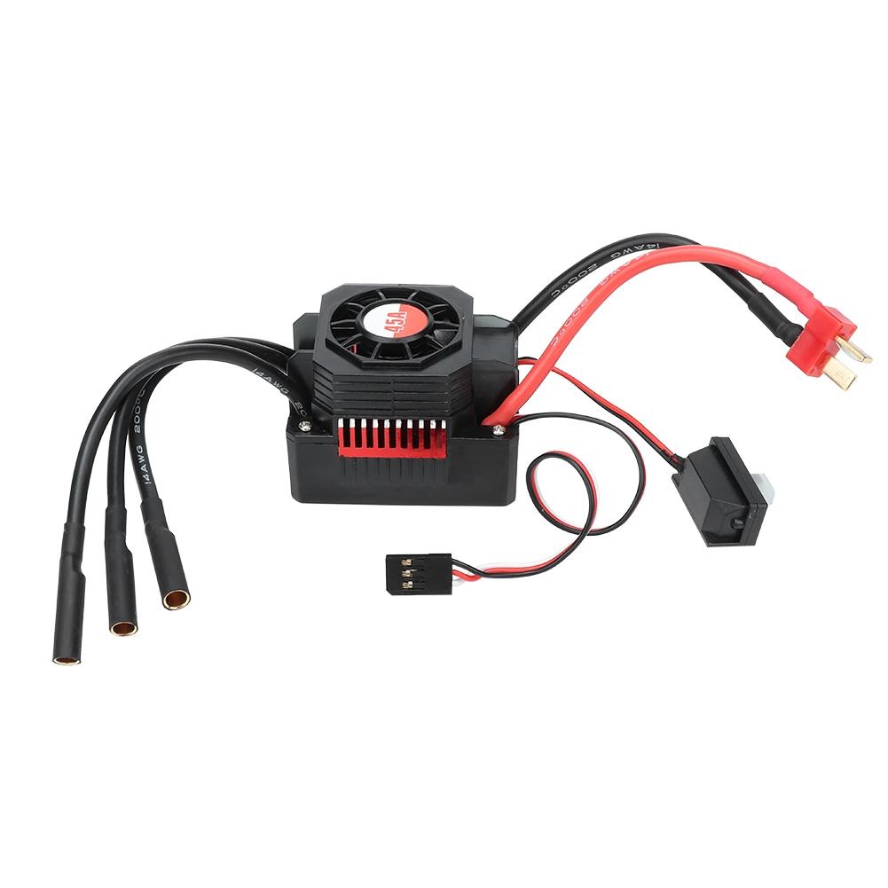 GTSKYTENRC 45A Brushless Waterproof Electric Speed Controller ESC for 1 10 1 12 RC Car