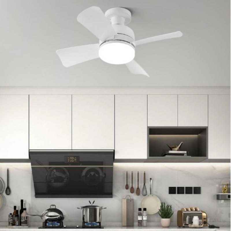 Inteligentní lustrový ventilátor pro osvětlení ložnice a obývacího pokoje stmívač a ovládání rychlosti LED stropní ventilátor na dálkové ovládání