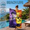 Ninja Team Adventures Beach Towel, Microfiber Beach Towel, Perfect For Pool, Beach, Travel, Home Decor Beach Party Fan gifts
