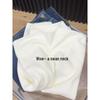 Stylish High Neck Slim Fit Sweater - Autumn/Winter Knitted Long Sleeve Solid Color Top