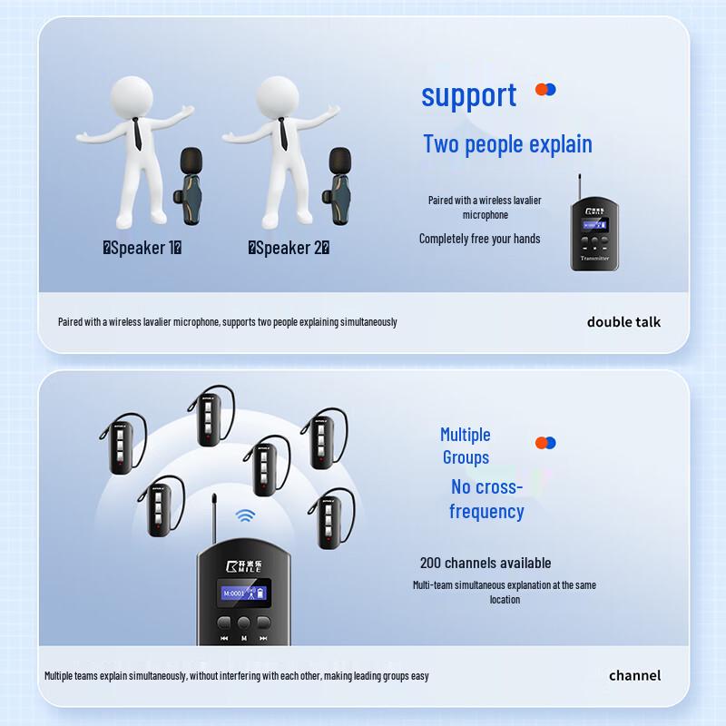 KAIMILE K6S Wireless Tour Guide System (CN Version)