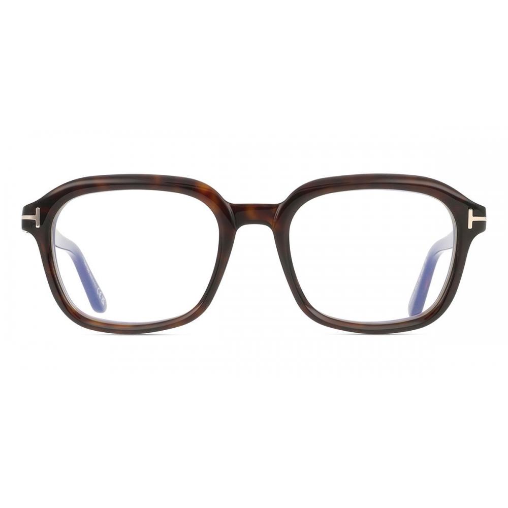 

Tom Ford Ft6060 B 052 Blue Light Block Men Eyeglasses Dark Tortoise/53-20-145