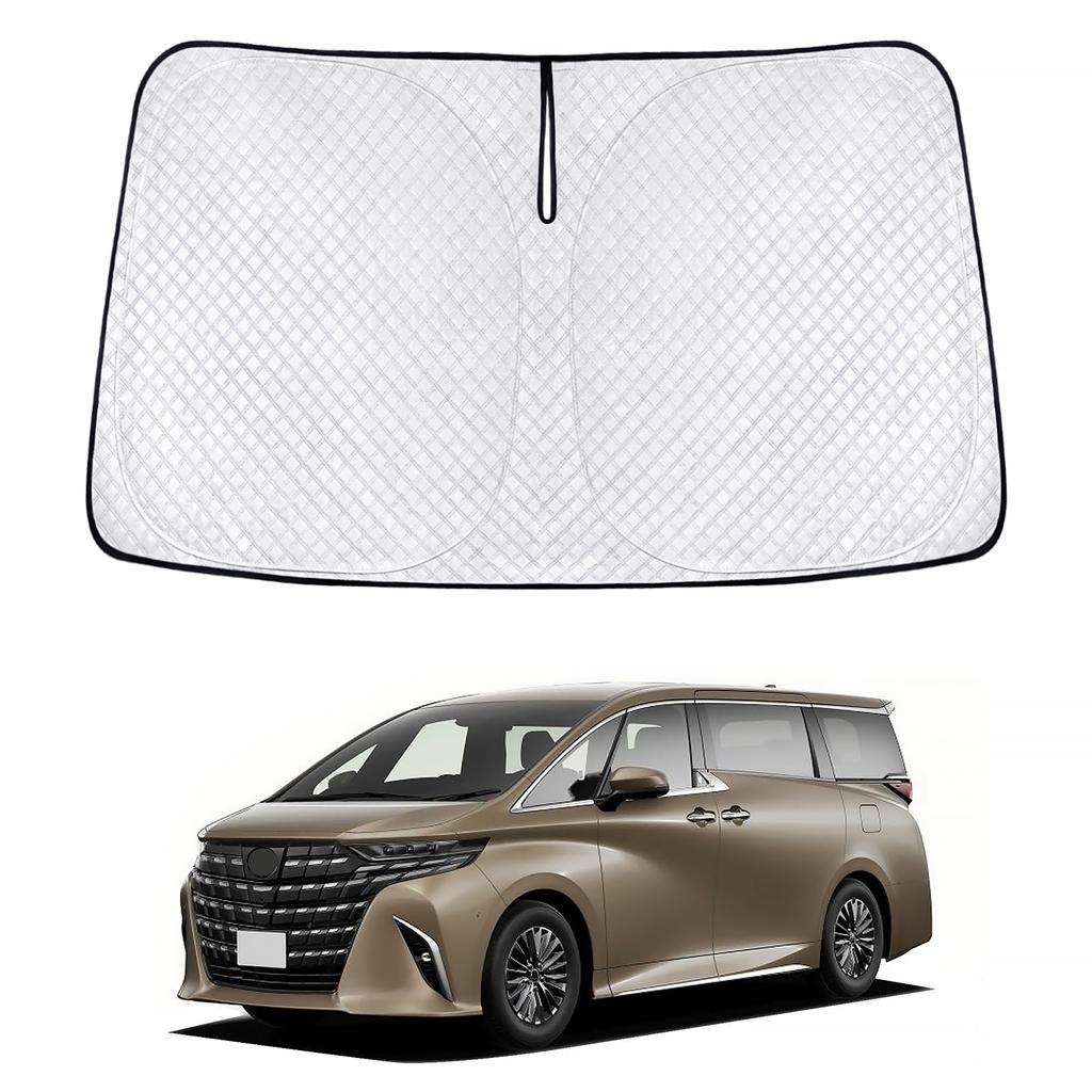 New ALPHARD VELLFIRE Windshield Car Shade UV Car Privacy Custom Part Alphard/Vellfire (40 Series) Sunshade, (40 Series) Vehicle-Specific Sunshade,