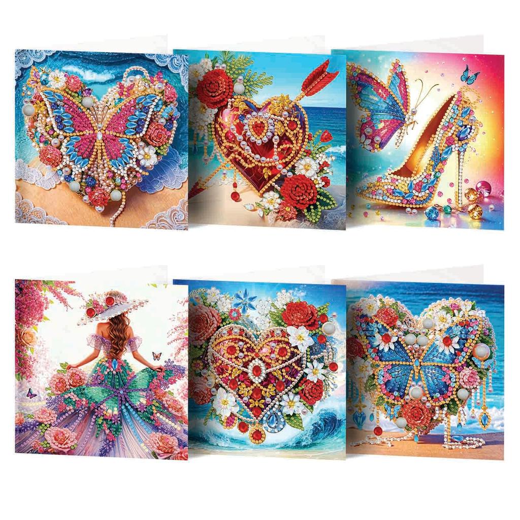 Diamond Painting Greeting Cards Handmade Diamond Art Cards Diamond Art Greeting Cards Arts Crafts for Birthday Thanksgiving Day