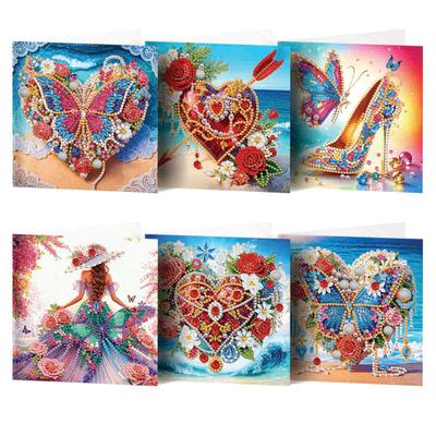 Diamant Schilderij Wenskaarten Handgemaakte Diamant Kunst Kaarten Diamant Kunst Wenskaarten Knutselartikelen voor Verjaardag Thanksgiving Dag
