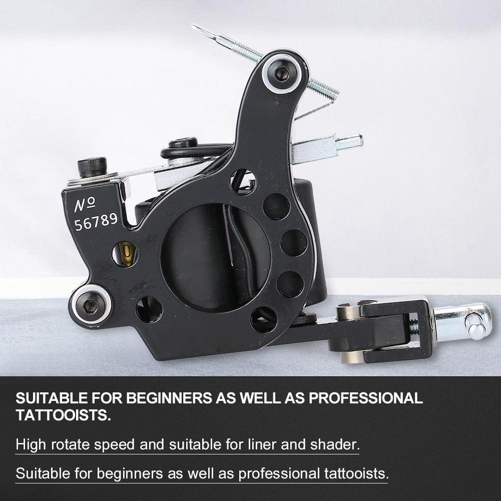 Professional Alloy Tattoo Machine Copper Coils Tattoo Liner Machine Shader Gun