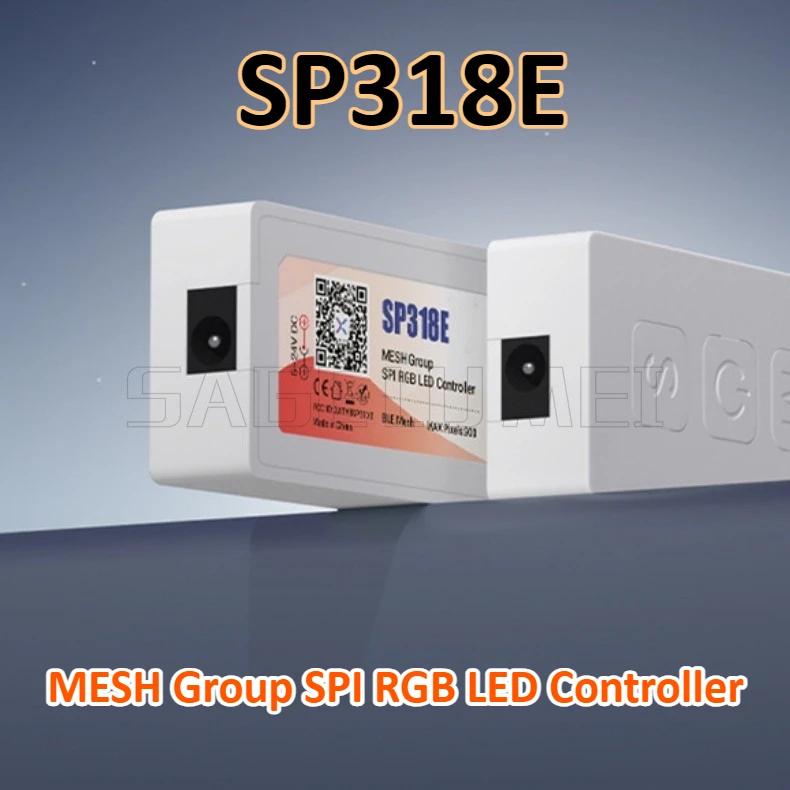 

SPI RGB LED controllerSP318E effect visualization UI Grouping is simple and intuitive supporting the addition of multiple groups