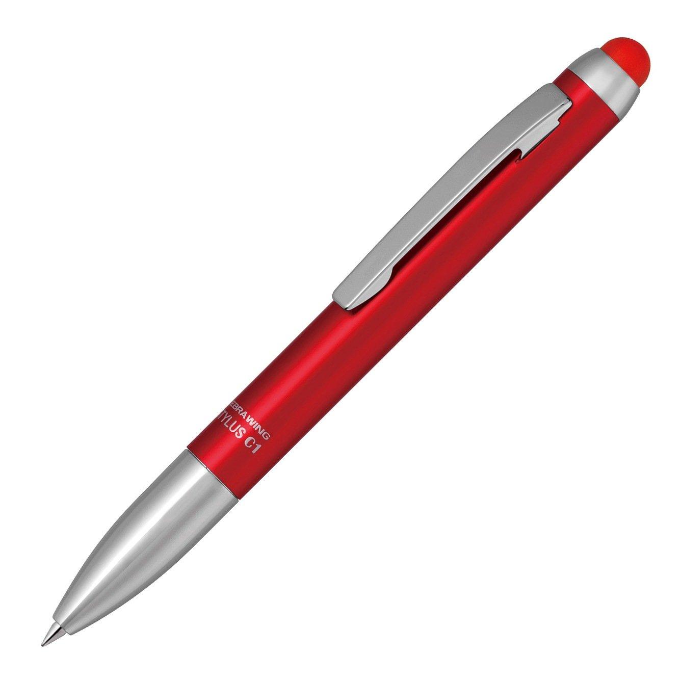 

Zebra Stylus C1 Ballpoint Pen with Touch 0.7mm Pen, Red, P-ATC1-R