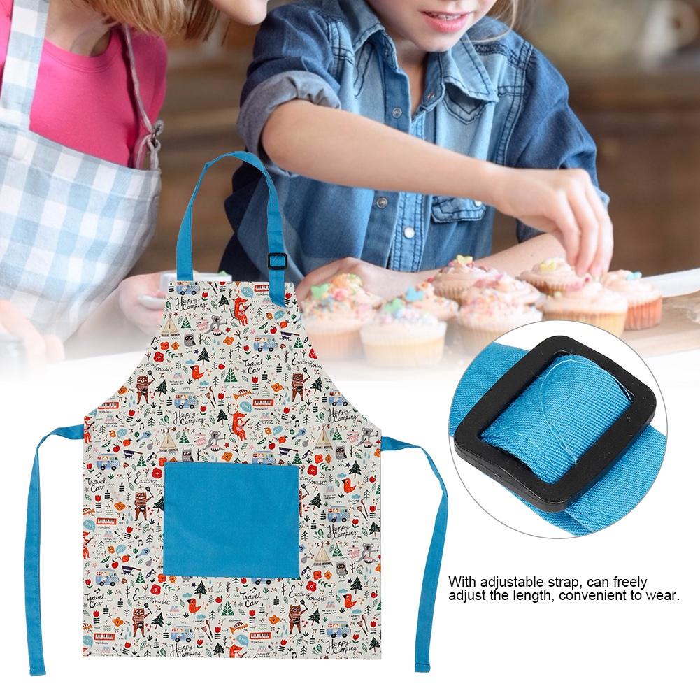 Children Kids Cooking Baking Painting Apron Chefs Kitchen Home