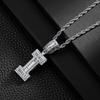 Letter Pendant Copper Inlaid Zircon Necklace Personalized Niche Design Men'S And Women'S Pendant Necklace