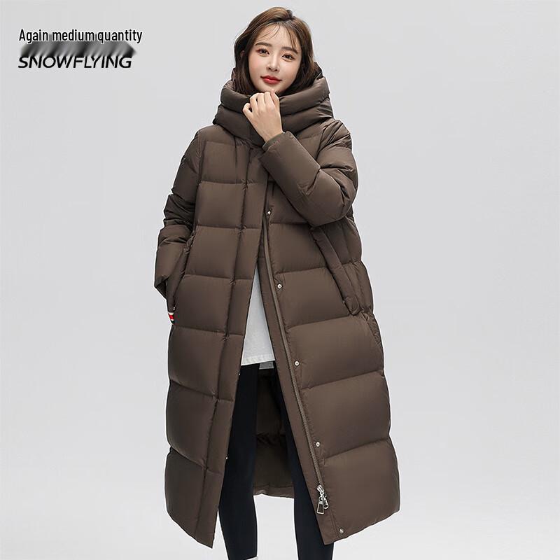 XueZhongFei Women's Thickened Long Goose Down Jacket X30143424F