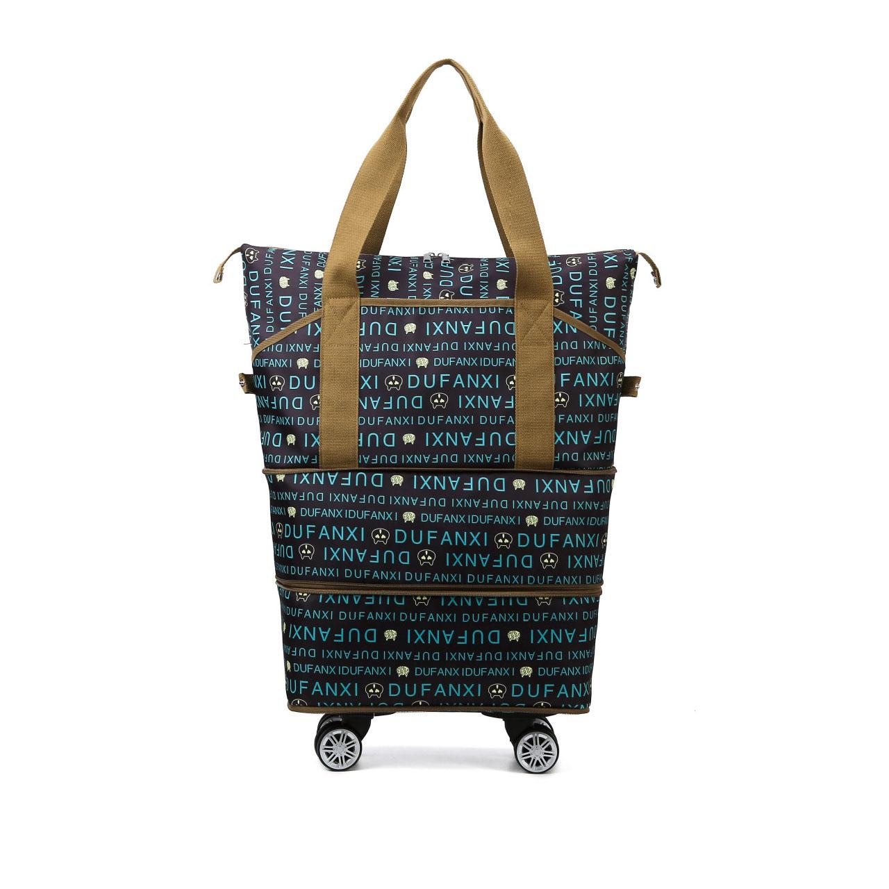 

Дорожная сумка из ткани Оксфорд, сумка для багажа, бесшумная универсальная дорожная сумка на колесах, сумка для перевозки самолетов, сумка на буксировочном колесе