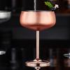 Cocktailglas i rostfritt stål Mattpolerad Vodkakopp Juice Sprit Champagnekalk Bägare Fest Margarita Dryckesartiklar Kopp