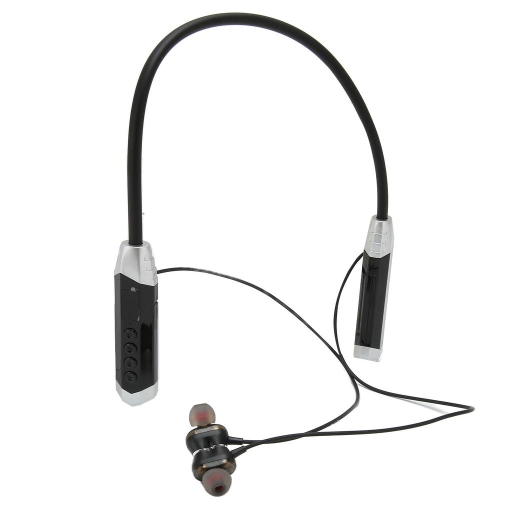 Bluetooth Neckband Headphone Stereo Waterproof Rechargeable Wireless Earbuds for Sports Running