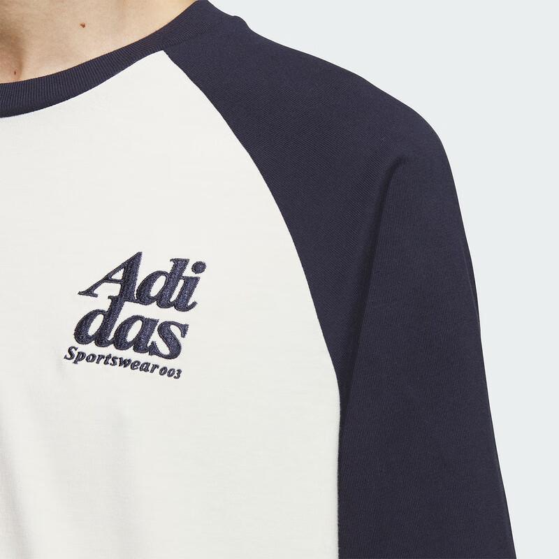 Adidas Printed Splice Contrast Sports Training Crew Neck Short Sleeve T-Shirt Men Tops White JI6854