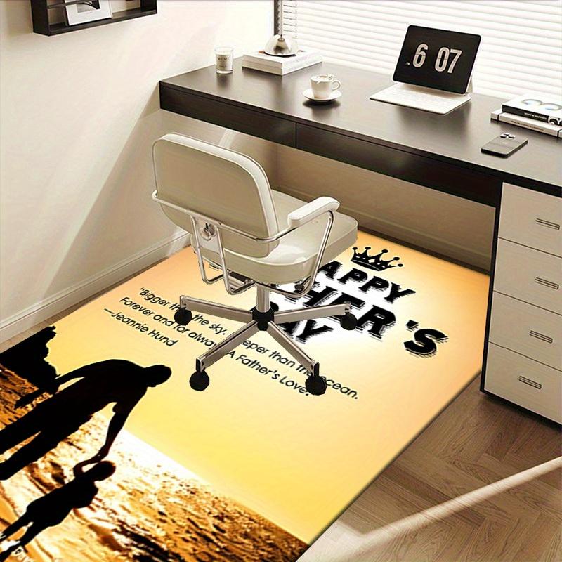 Father, Love, Ocean Office Carpet Soft Polyester Entrance Carpet Washable Non-slip Machine Washable Indoor Carpet Living Room Bedroom Dining