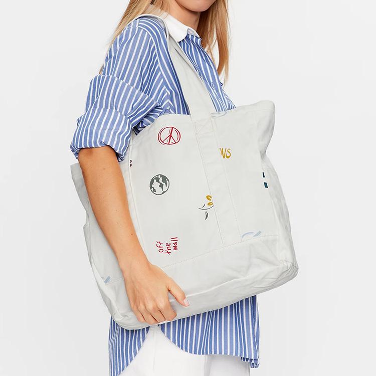 New Vans 100% Cotton Tote Bag, Shopping Bag, Handbag, Shoulder Bag Unisex Multicolor VN0A7SCM7VJ1