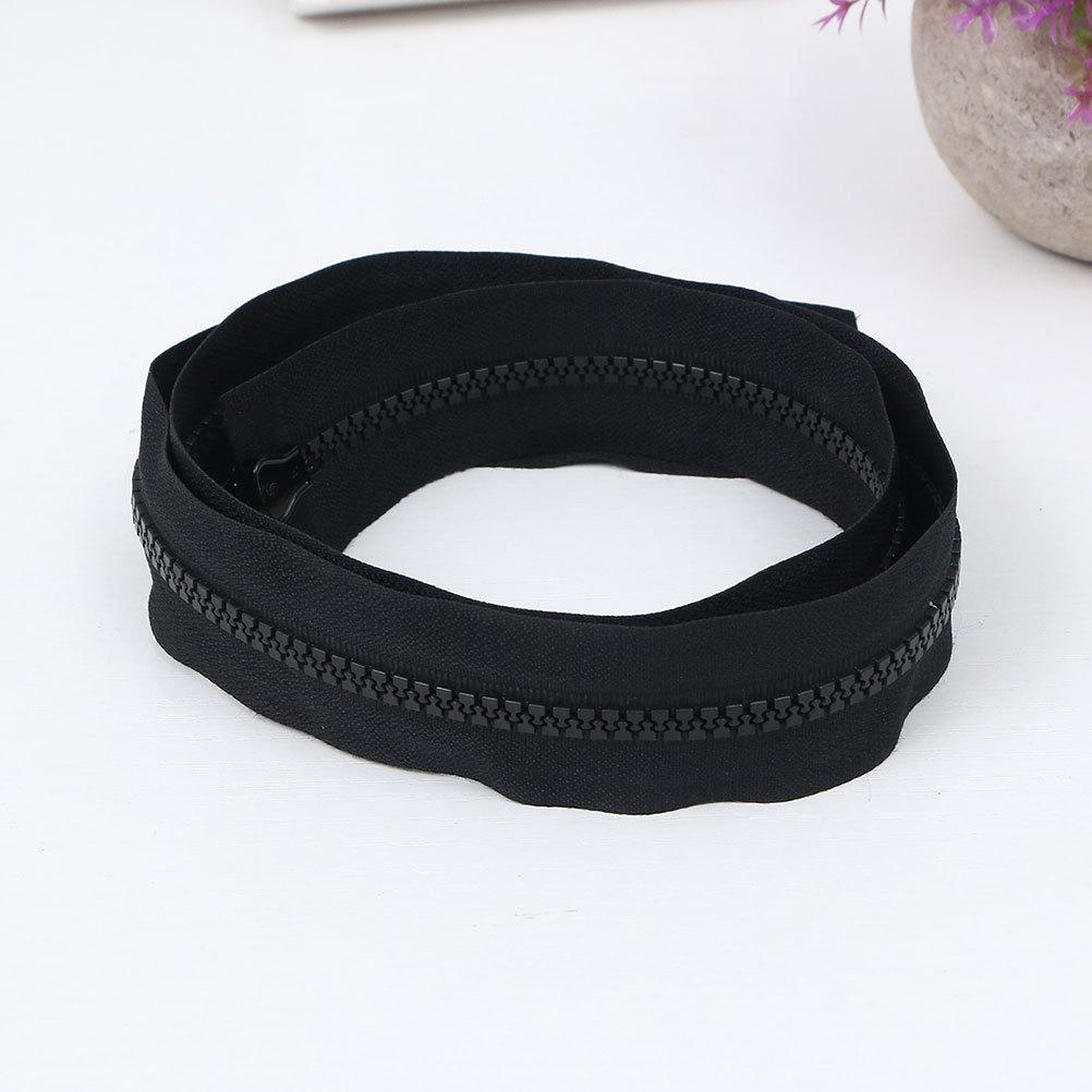 1pcs 80Cm Black Down Zipper For Jackets Bags Lightweight Durable Sewing Replacement Tailor Tool Craft Diy Garment Repair Sewing M