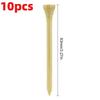 50PCS Bamboo Golf Tees, 4 Assorted Sizes Natural Wooden Golf Tees for Golf Practice & on-Course Use