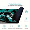 Stylish light blue Supercar mouse pad non-slip stitched edges Durable and comfortable gaming office desk mat desktop accessories