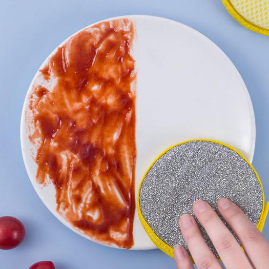 5/10/20Pcs Dishwashing Sponge Good Absorption Performance No Scratches Double-Sided Design Food Residue Cleaner