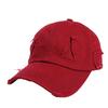 American Retro Distressed Soft Top Frayed Ripped Baseball Caps Customizable Embroidered Washed Cotton Outdoor Baseball Cap