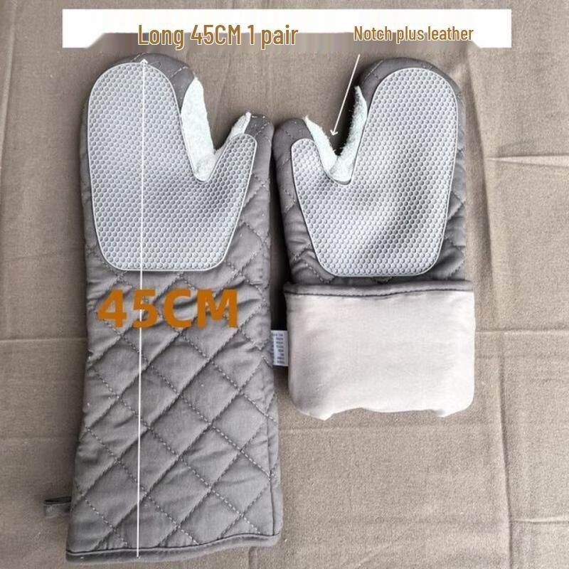 HANDUNYOU 500°F Heat Resistant Silicone Work Gloves