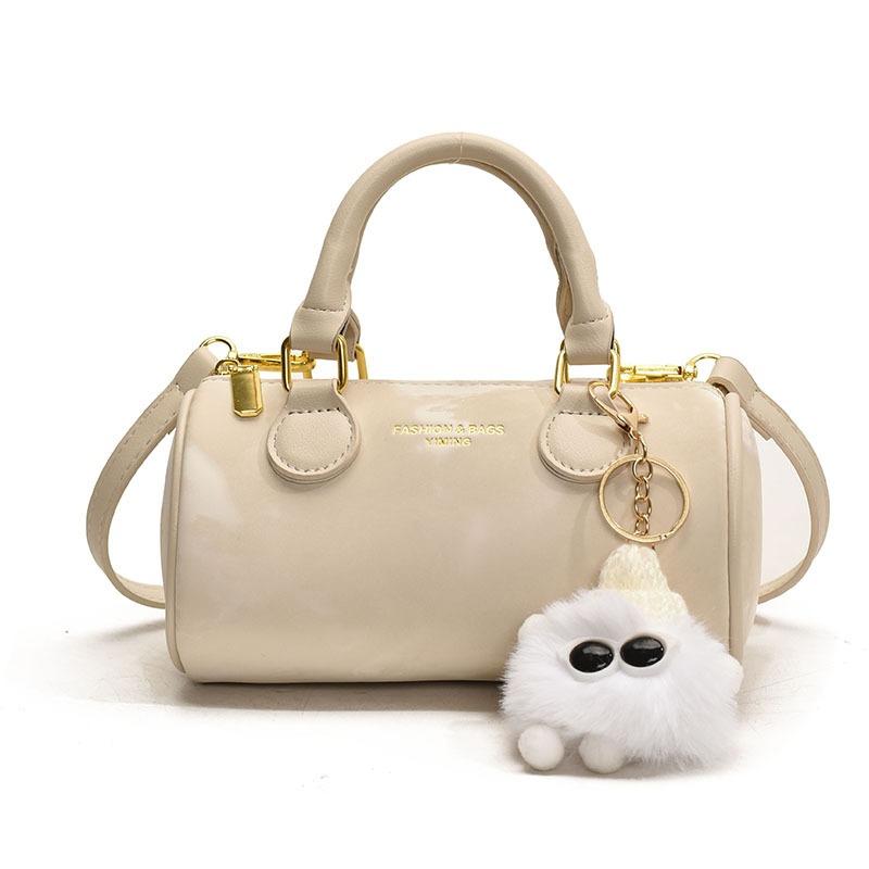 Small bags are popular today, women's new spring and summer versatile messenger bags, handbags, cylindrical bags.