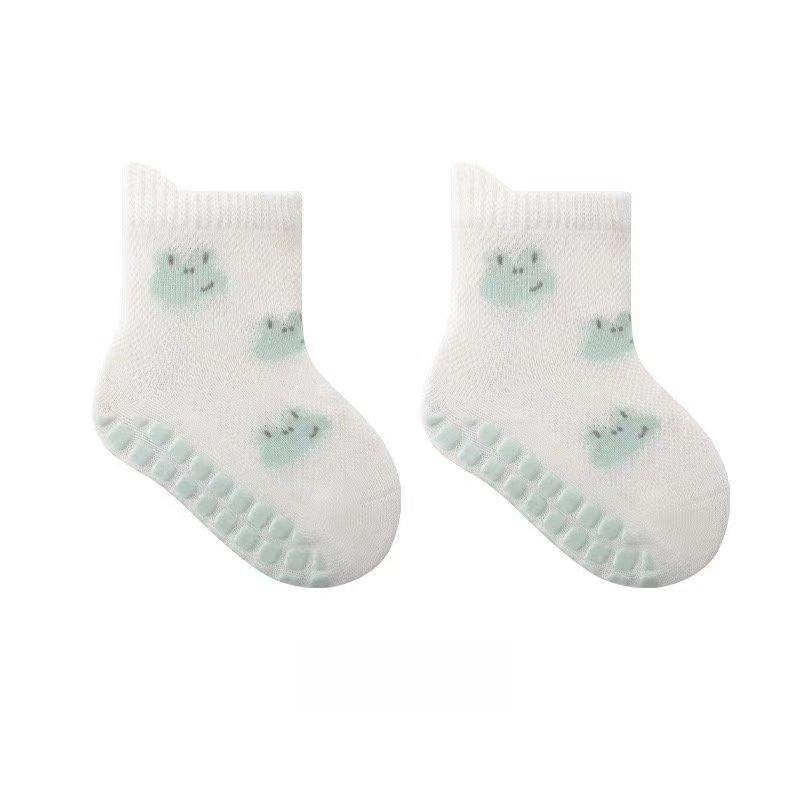 5 Pairs Childrens Non-Slip Socks Cute Cartoon Pattern Kids Boys Girls Floor Socks Comfortable Breathable for Toddler