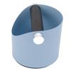 Coffee Knocking Slag Bucket Home Small Anti Slip Coffee Machine Grounds Box Powder Slag Recycling Bucket Blue