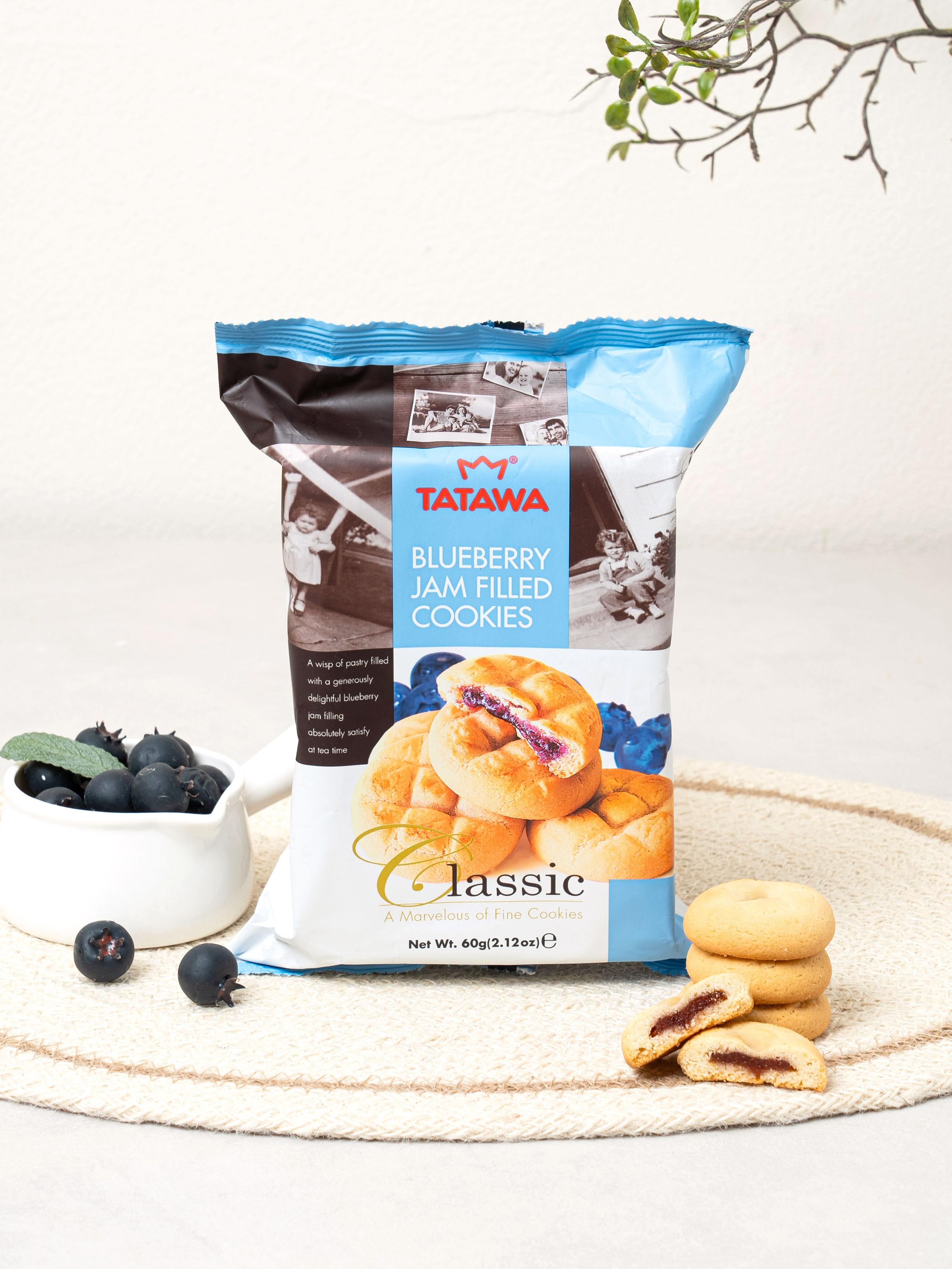 Tatwa Blueberry Jam Filled Cookies 60g 1ea