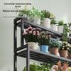 Multi-Tier Mobile Ladder Flower & Storage Rack