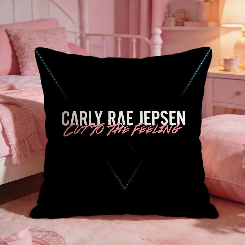 Carly Rae Jepsen Cushion Cover Premium Comfort Reversible Pillow Cove Two In One Design for Any Room Car Interior