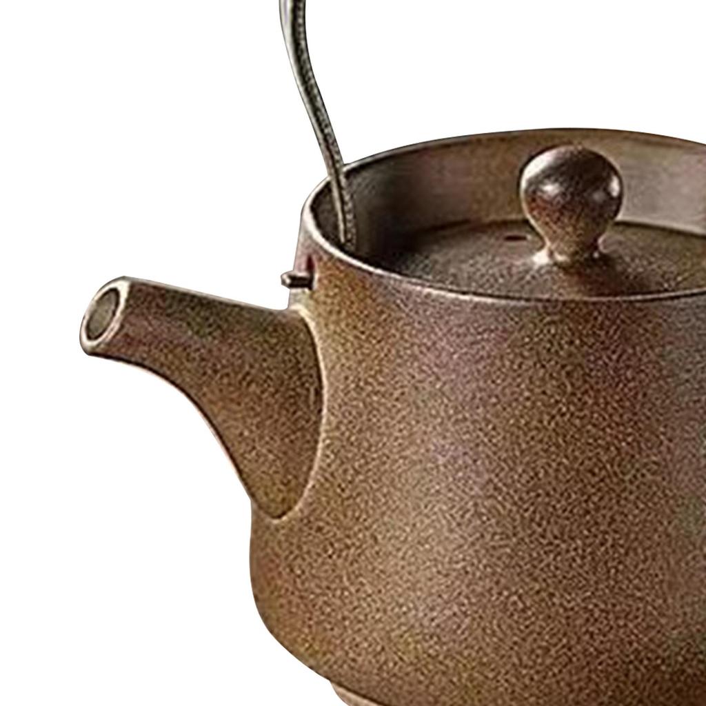 Ceramic Teapot 200ml for Boiling Hot Water Chinese Traditional Tea Lovers Gift Teapot Tea Maker Porcelain Tea Pot for Outdoor
