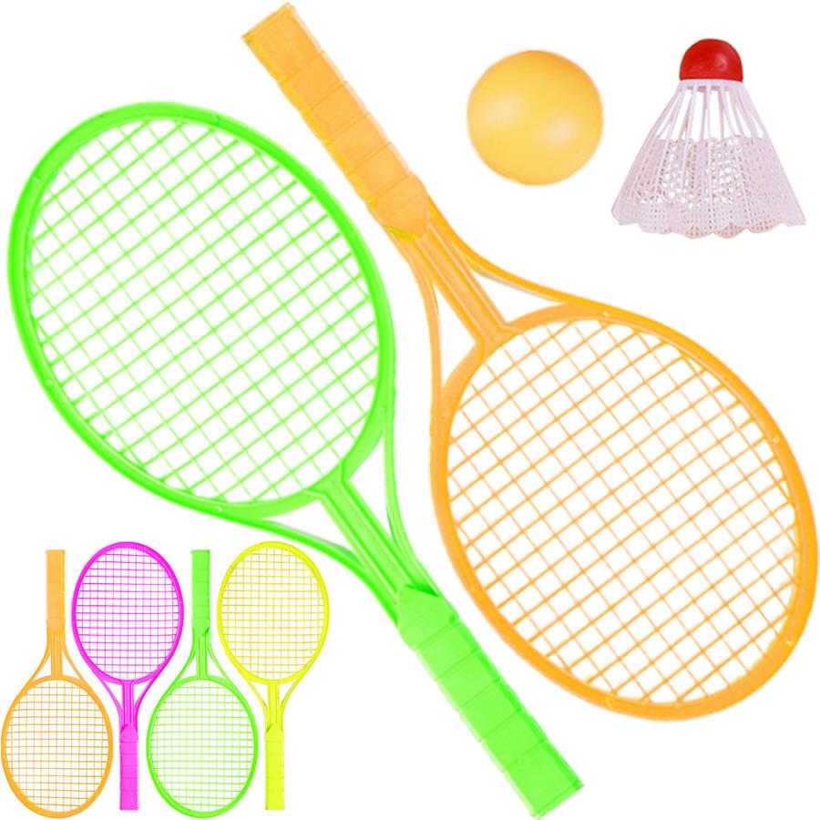 Mini Badminton Racket with Badminton Table Tennis Two Person Interactive Indoor & Outdoor Universal Sports Game Birthday Gifts