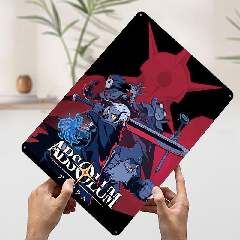

Absollum Game Characters Printed Poster Customized Wall Art Retro Vintage Metal Tin Signs for House Decor Decoration Living Room 7.9x11.8In(20x30cm)