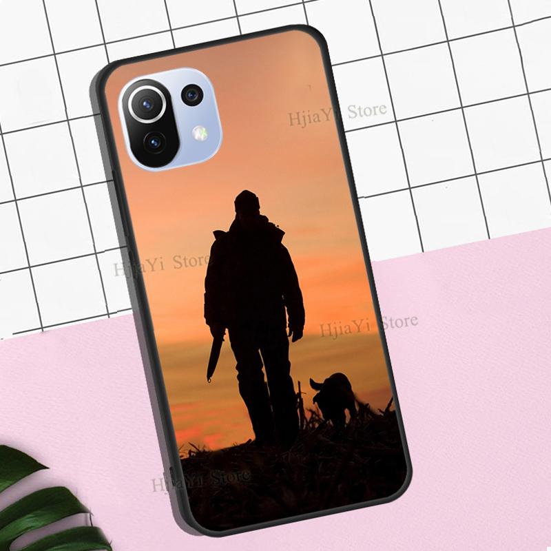 Vogel Ente Jagd Sonnenuntergang Für Xiaomi Mi 11 Ultra 9T 10T Pro Note 10 Lite Hülle Für POCO X3 Pro M3 F2 F3 Handyhülle