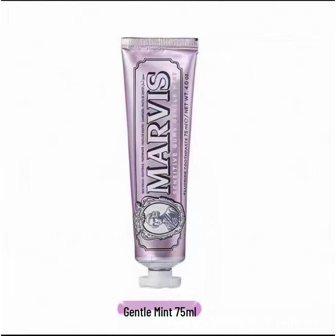 Marvis Silver Mint Toothpaste 85ml - Imported from Italy for Fresh Breath & Stain Removal, Popular Choice.