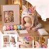 Crochet Hooded Hat Kit with Yarn and Hook, DIY Knitting Set for Beginners, Design for Crafting Custom