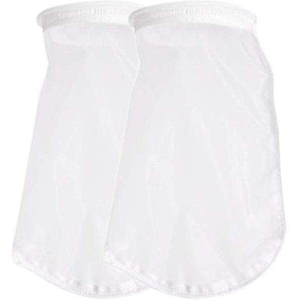 2 шт. Сетчатые фильтрующие носки из нейлона NMO 200 микрон - Кольцо 7 дюймов, длина 18 дюймов – Фильтрующие мешки для аквариума, промышленные, химические (200 микрон 7 x 100 micron 7 x 18 Inch Ny