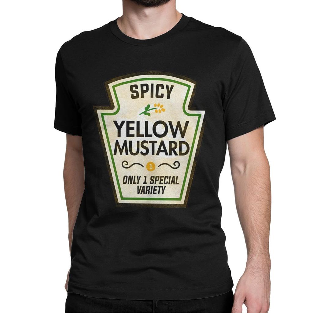 Classic BBQ Barbecue Mustard Ketchup Dipping Sauce Men Women T Shirt Awesome Tee Shirt T-Shirts 100% Cotton Graphic Clothing