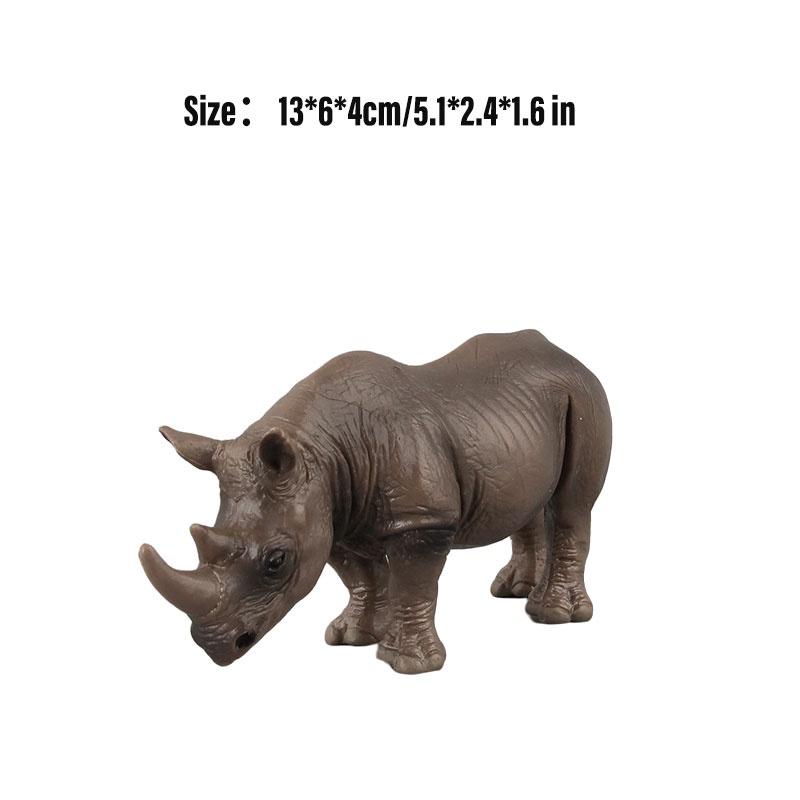 Educational Toy Animal Model Simulation Farm Animal Figures Kid's Gift Plastic Material Cow Category 14x8cm Size