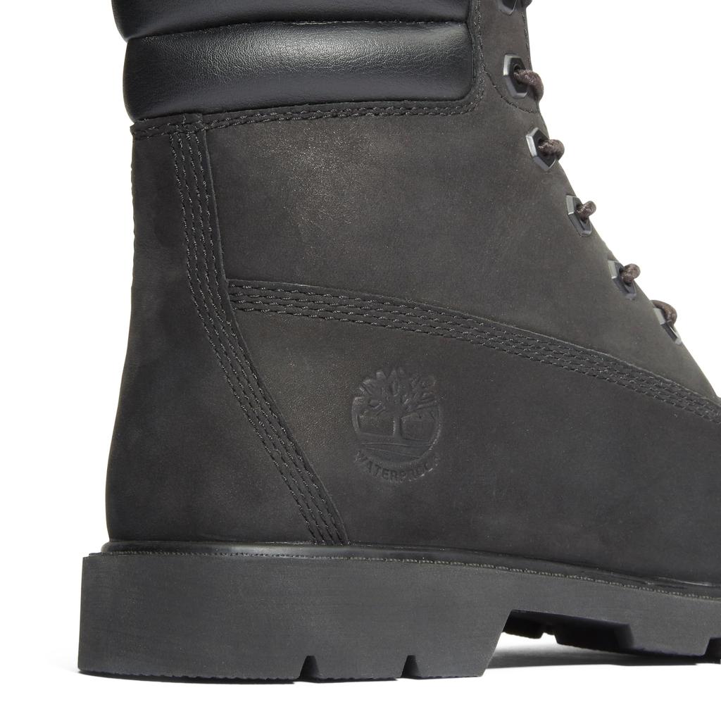 Timberland Lindenové dřevo Vodotěsné Velikost TB1A156S0011 6palcové šněrovací boty, Dámské, Černé, 7.0 (24,0 cm),
