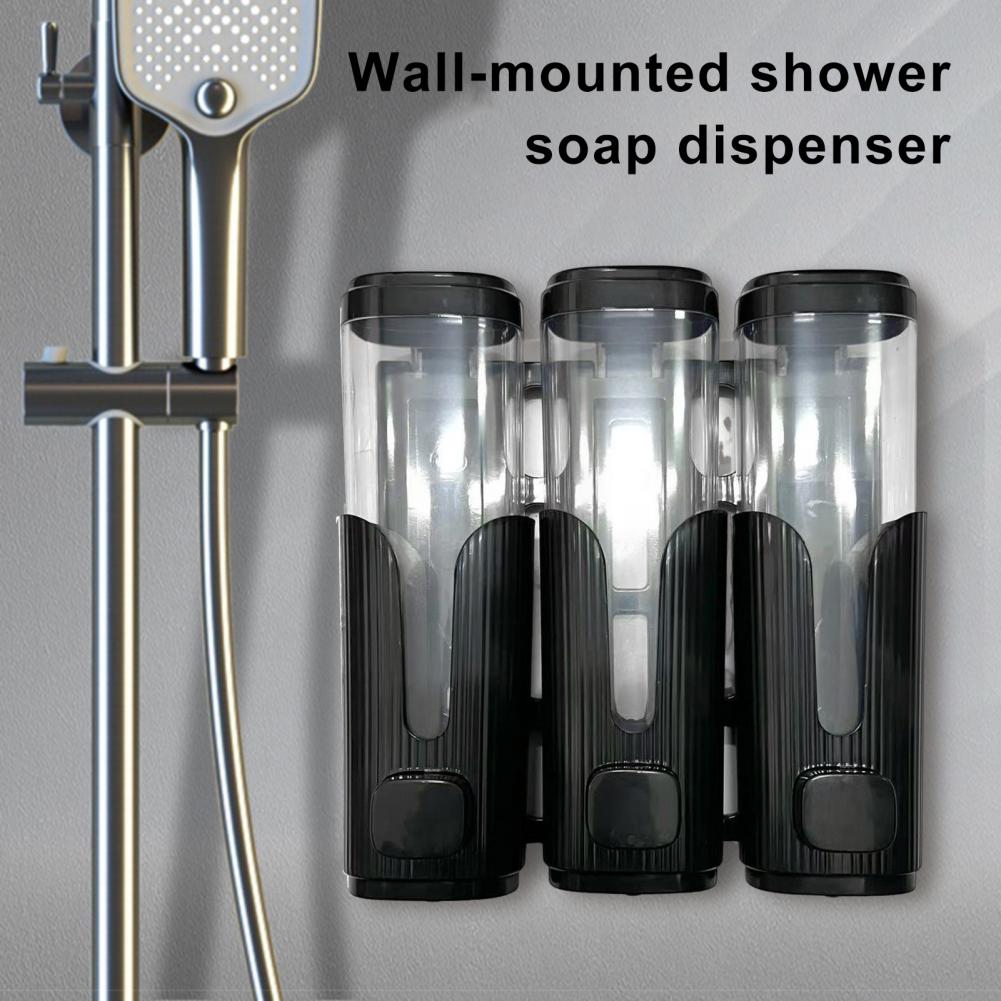 Bathroom Soap Dispenser Wall Mounted Soap Dispenser Liquid Shampoo Conditioner Pump Push Pump Multi Liquid Soap Dispenser