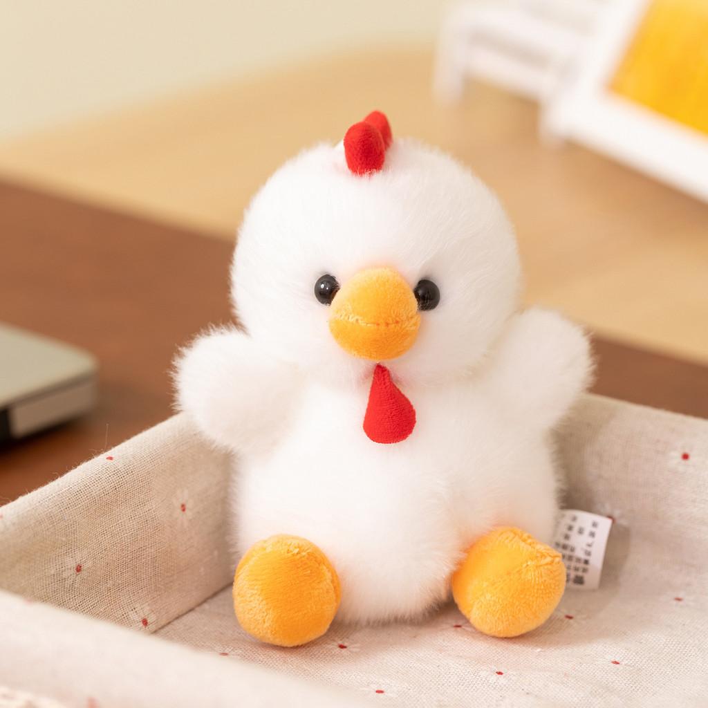 Plush Ducks Flamingos Parrots Keychain Cute Animal Soft Toy For Kids And Teens