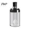Corrosion-resistant Condiment Bottle Spice Jar with Spoon 250ml Glass Kitchen Seasoning High Borosilicate for Salt Sugar Leak-Proof Container