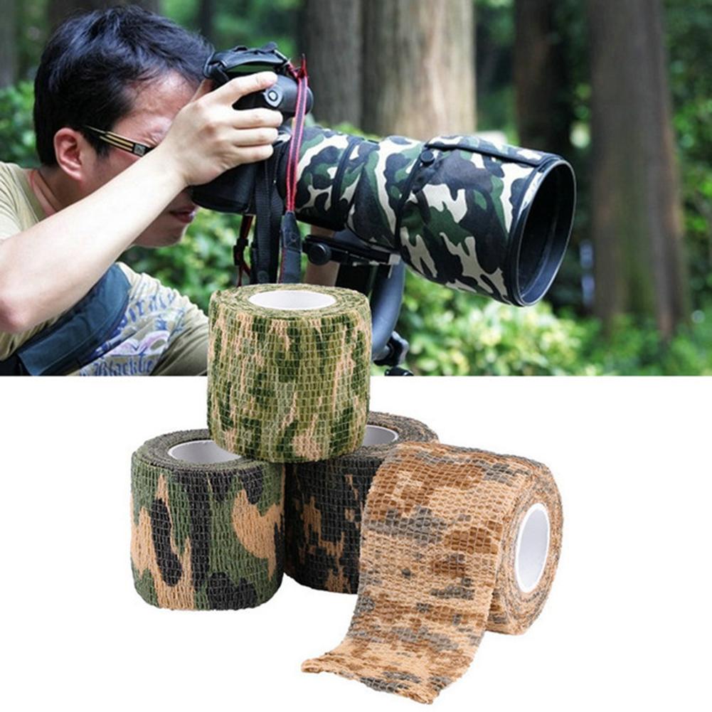 20PCS for Camouflage Bandage Self-adhesive Breathable Elastic Bandage Outdoor Hunting for Movement Fixation of Fingers Wrists an