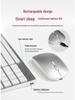Wireless Mouse & Keyboard Combo: Three-Mode Keyboard, Dual-Mode Mouse, Compatible with Notebooks, Desktops, Tablets, and Mobile Phones.